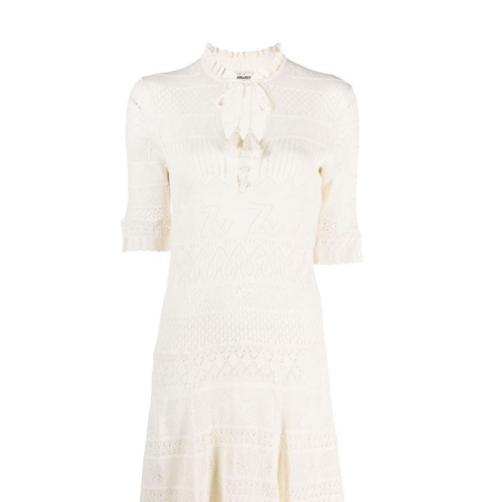 Zadig&Voltaire Memphis pointelle-knit maxi dress